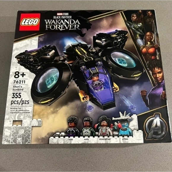 Retired LEGO Marvel Black Panther Shuri’s Sunbird 76211 - Picture 7 of 8